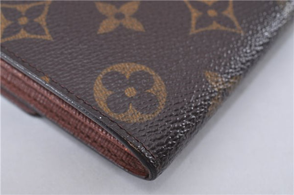 Auth Louis Vuitton Monogram Pochette Porte Monnaie Credit Wallet M61725 LV 4476F