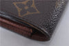 Auth Louis Vuitton Monogram Pochette Porte Monnaie Credit Wallet M61725 LV 4476F