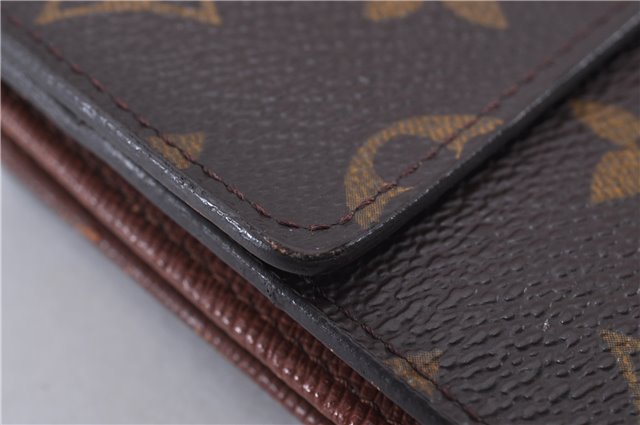 Auth Louis Vuitton Monogram Pochette Porte Monnaie Credit Wallet M61725 LV 4476F