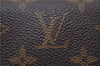 Auth Louis Vuitton Monogram Pochette Porte Monnaie Credit Wallet M61725 LV 4476F