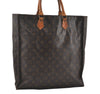 Authentic Louis Vuitton Monogram Sac Plat Hand Tote Bag M51140 LV 4476I