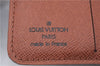 Authentic Louis Vuitton Monogram Compact Zip Bifold Wallet Purse M61667 LV 4477E