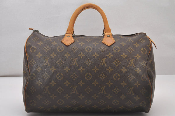 Authentic Louis Vuitton Monogram Speedy 35 Hand Boston Bag Old Model LV 4477I