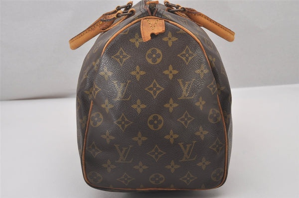 Authentic Louis Vuitton Monogram Speedy 35 Hand Boston Bag Old Model LV 4477I