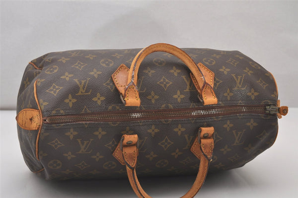 Authentic Louis Vuitton Monogram Speedy 35 Hand Boston Bag Old Model LV 4477I