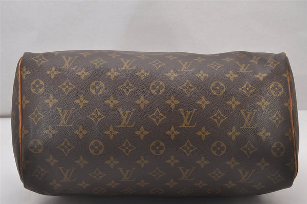 Authentic Louis Vuitton Monogram Speedy 35 Hand Boston Bag Old Model LV 4477I