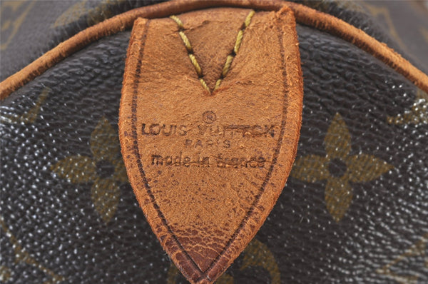 Authentic Louis Vuitton Monogram Speedy 35 Hand Boston Bag Old Model LV 4477I