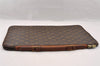 Auth Louis Vuitton Monogram Poche Documents Poignee Document Case Junk 4478I
