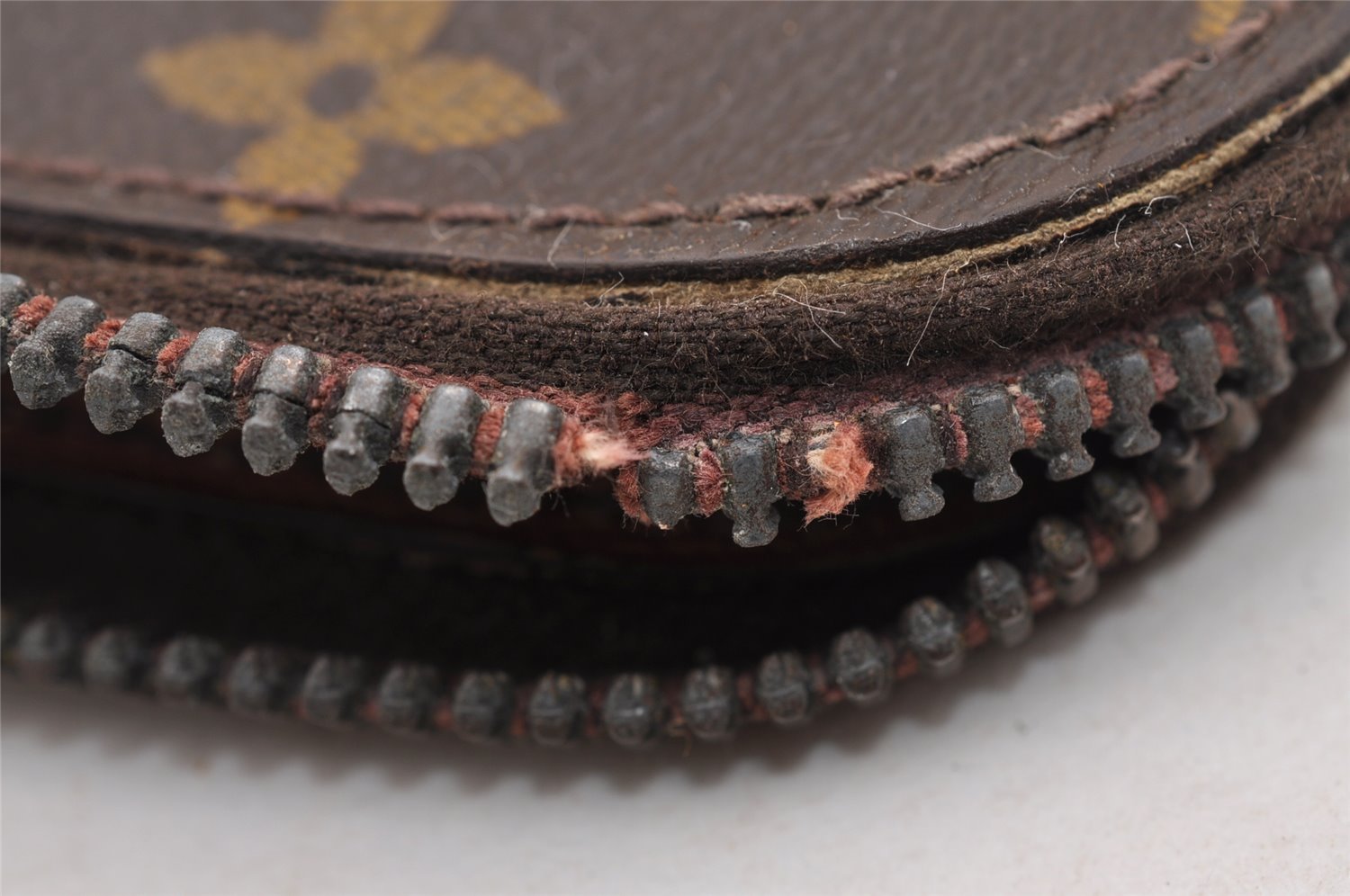 Auth Louis Vuitton Monogram Poche Documents Poignee Document Case Junk 4478I