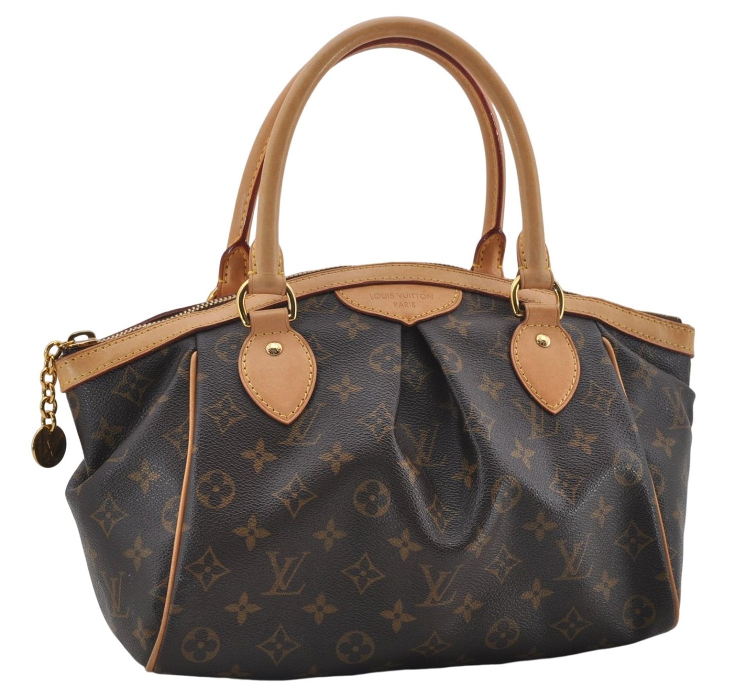 Authentic Louis Vuitton Monogram Tivoli PM Hand Tote Bag M40143 LV 4479E