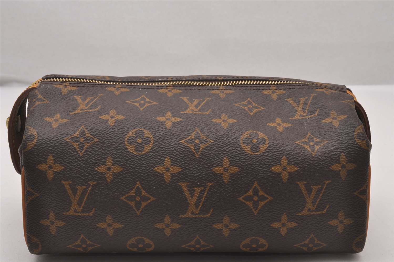 Authentic Louis Vuitton Monogram Trousse Patte Pression Pouch M47636 Junk 4480I