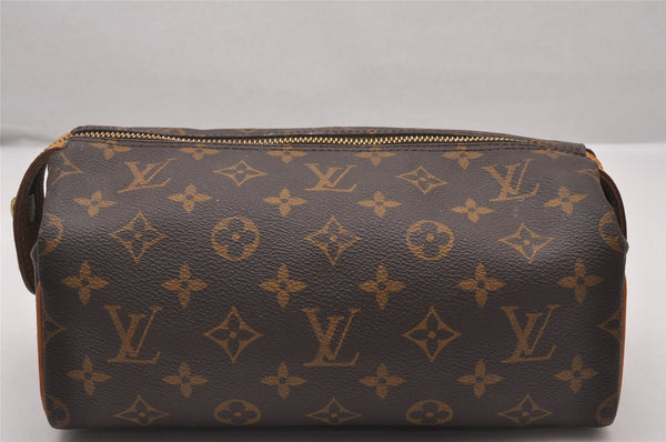 Authentic Louis Vuitton Monogram Trousse Patte Pression Pouch M47636 Junk 4480I