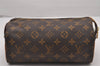 Authentic Louis Vuitton Monogram Trousse Patte Pression Pouch M47636 Junk 4480I
