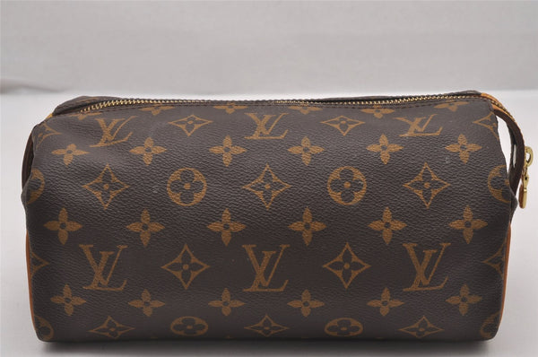 Authentic Louis Vuitton Monogram Trousse Patte Pression Pouch M47636 Junk 4480I