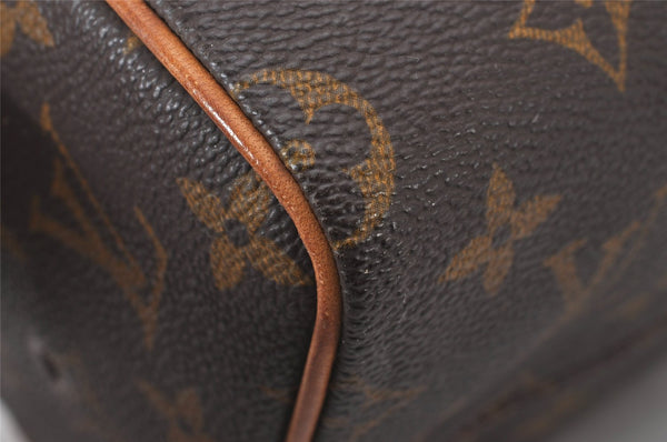 Authentic Louis Vuitton Monogram Trousse Patte Pression Pouch M47636 Junk 4480I