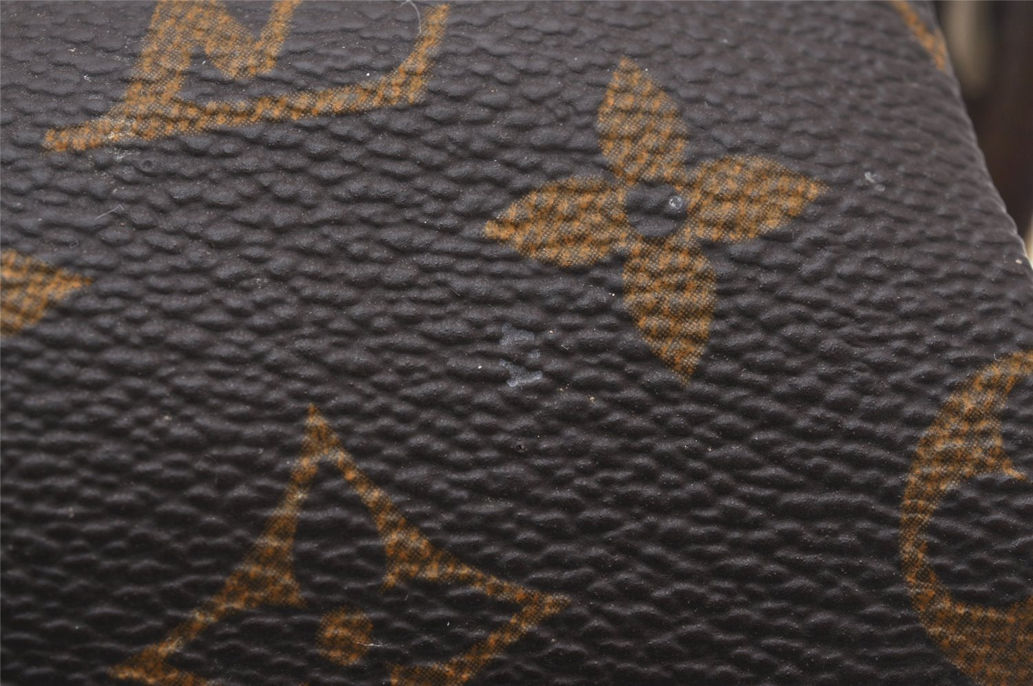 Authentic Louis Vuitton Monogram Trousse Patte Pression Pouch M47636 Junk 4480I