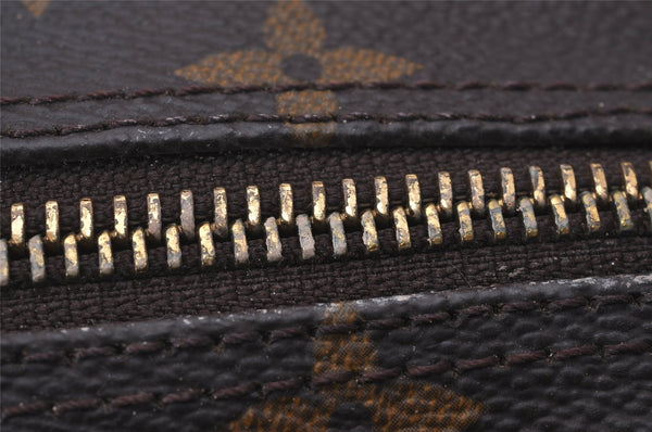 Authentic Louis Vuitton Monogram Trousse Patte Pression Pouch M47636 Junk 4480I