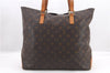 Authentic LOUIS VUITTON Monogram Cabas Mezzo Tote Bag M51151 LV 4481C