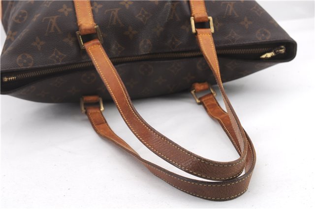 Authentic LOUIS VUITTON Monogram Cabas Mezzo Tote Bag M51151 LV 4481C