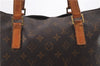 Authentic LOUIS VUITTON Monogram Cabas Mezzo Tote Bag M51151 LV 4481C