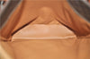 Authentic CELINE Macadam Blason Shoulder Bag PVC Leather Brown 4481D