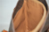 Authentic CELINE Macadam Blason Shoulder Bag PVC Leather Brown 4481D