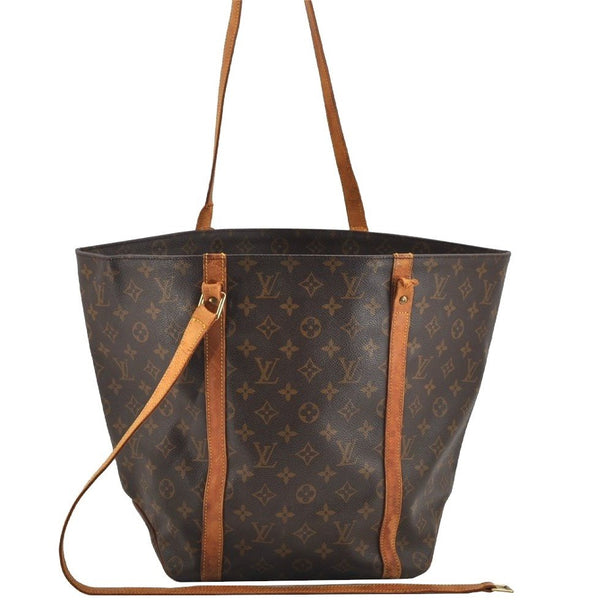 Authentic Louis Vuitton Monogram Sac Shopping PM Tote Bag M51108 LV Junk 4481I