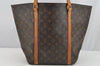 Authentic Louis Vuitton Monogram Sac Shopping PM Tote Bag M51108 LV Junk 4481I