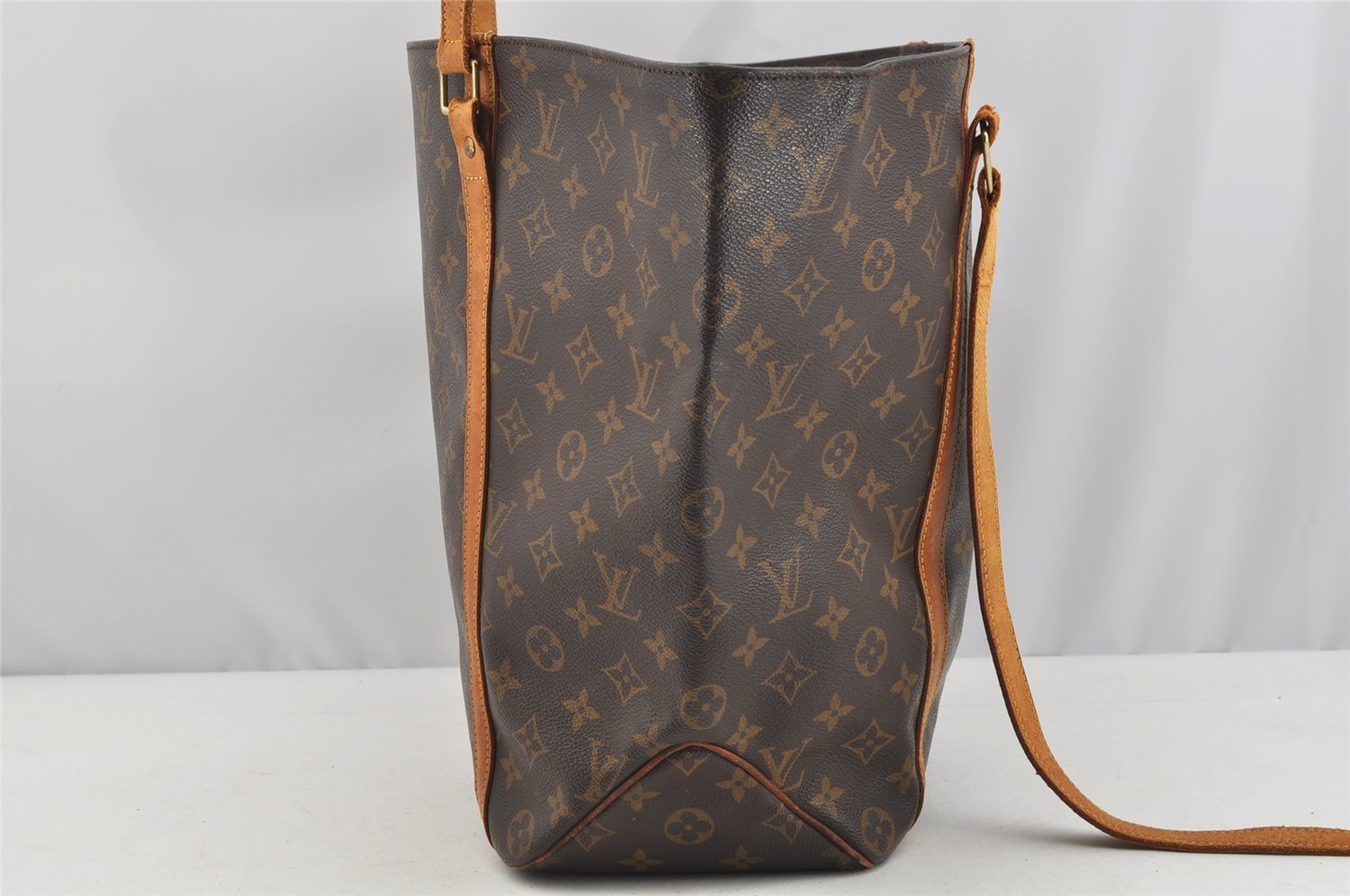 Authentic Louis Vuitton Monogram Sac Shopping PM Tote Bag M51108 LV Junk 4481I