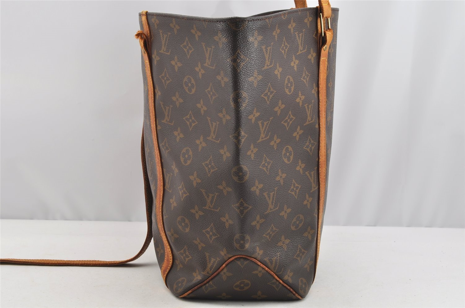 Authentic Louis Vuitton Monogram Sac Shopping PM Tote Bag M51108 LV Junk 4481I