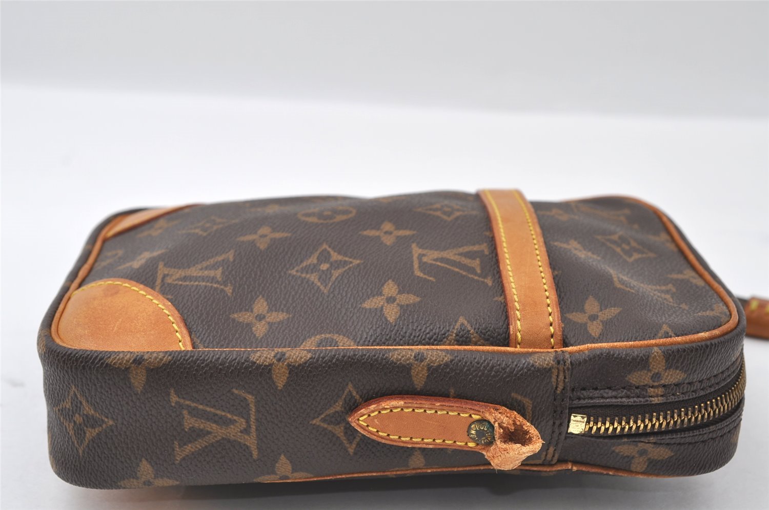 Authentic Louis Vuitton Monogram Danube Shoulder Cross Bag M45266 Junk 4482I