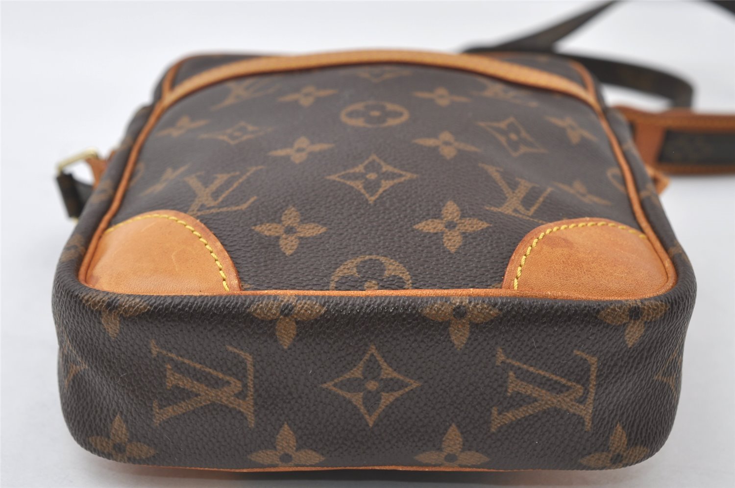 Authentic Louis Vuitton Monogram Danube Shoulder Cross Bag M45266 Junk 4482I