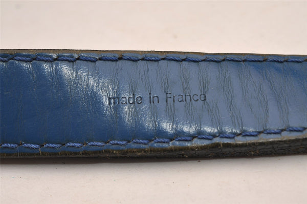 Authentic Louis Vuitton Epi Noe Shoulder Drawstring Bag Blue M44005 LV 4483I