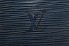 Authentic Louis Vuitton Epi Noe Shoulder Drawstring Bag Blue M44005 LV 4483I