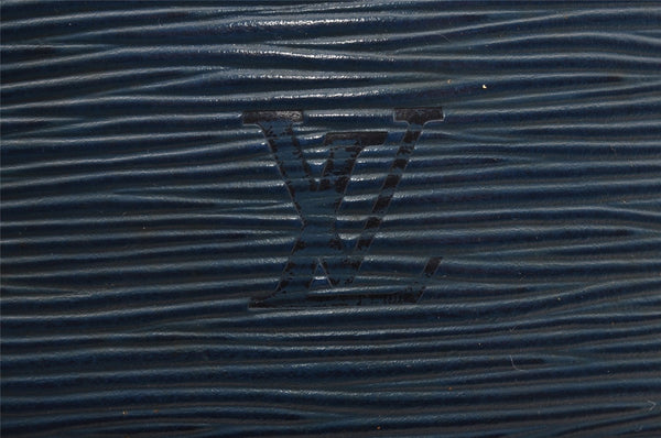 Authentic Louis Vuitton Epi Noe Shoulder Drawstring Bag Blue M44005 LV 4483I
