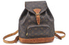 Authentic Louis Vuitton Monogram Montsouris MM Backpack M51136 LV 4484B