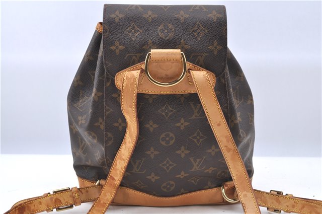 Authentic Louis Vuitton Monogram Montsouris MM Backpack M51136 LV 4484B