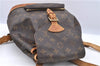 Authentic Louis Vuitton Monogram Montsouris MM Backpack M51136 LV 4484B