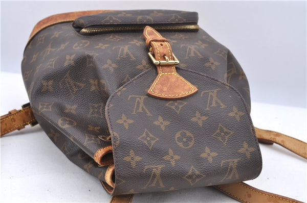 Authentic Louis Vuitton Monogram Montsouris MM Backpack M51136 LV 4484B