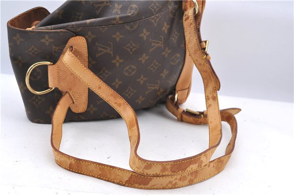Authentic Louis Vuitton Monogram Montsouris MM Backpack M51136 LV 4484B