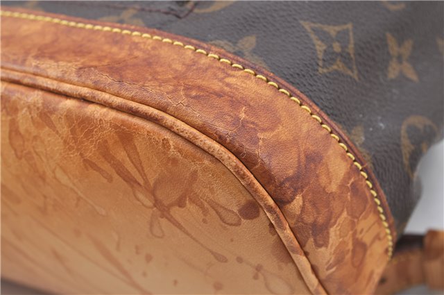 Authentic Louis Vuitton Monogram Montsouris MM Backpack M51136 LV 4484B