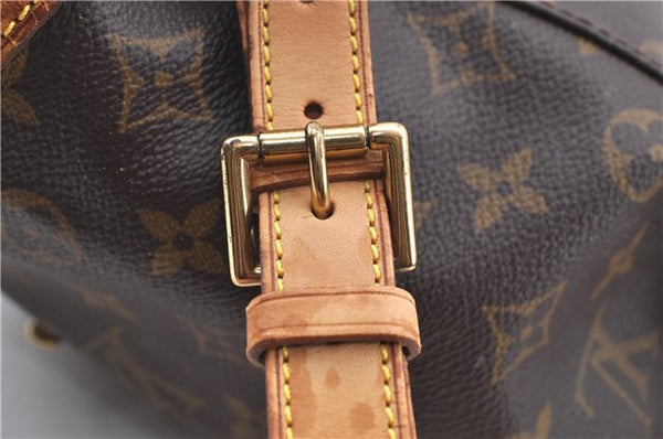 Authentic Louis Vuitton Monogram Montsouris MM Backpack M51136 LV 4484B