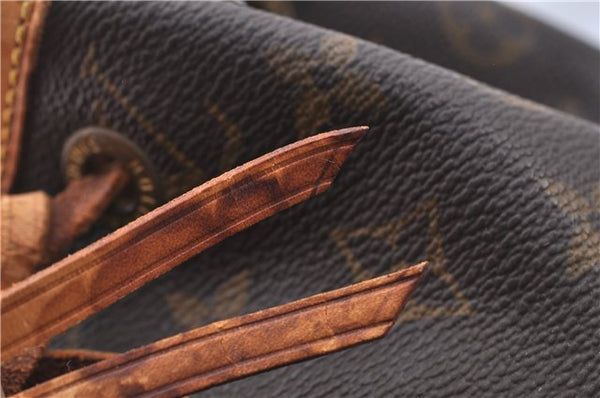 Authentic Louis Vuitton Monogram Montsouris MM Backpack M51136 LV 4484B