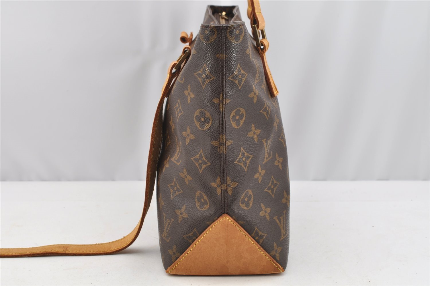 Authentic Louis Vuitton Monogram Cabas Piano Shoulder Tote Bag M51148 Junk 4484I