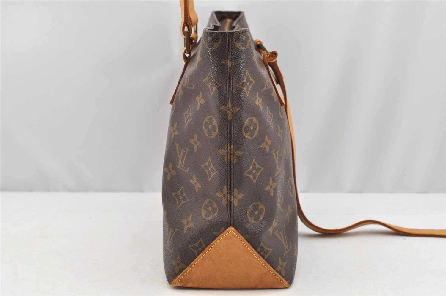 Authentic Louis Vuitton Monogram Cabas Piano Shoulder Tote Bag M51148 Junk 4484I