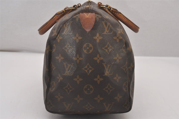 Authentic Louis Vuitton Monogram Speedy 30 Hand Boston Bag M41526 Junk 4485I