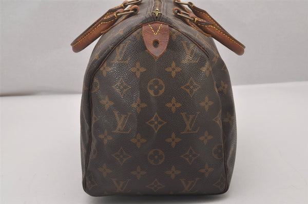 Authentic Louis Vuitton Monogram Speedy 30 Hand Boston Bag M41526 Junk 4485I