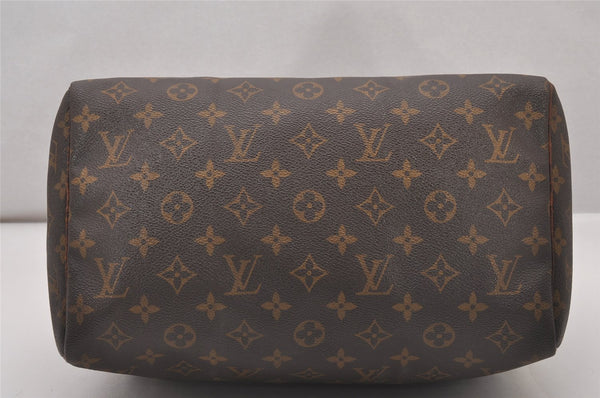 Authentic Louis Vuitton Monogram Speedy 30 Hand Boston Bag M41526 Junk 4485I
