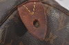 Authentic Louis Vuitton Monogram Speedy 30 Hand Boston Bag M41526 Junk 4485I
