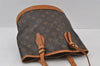 Authentic Louis Vuitton Monogram Bucket PM Shoulder Tote Bag M42238 Junk 4487I